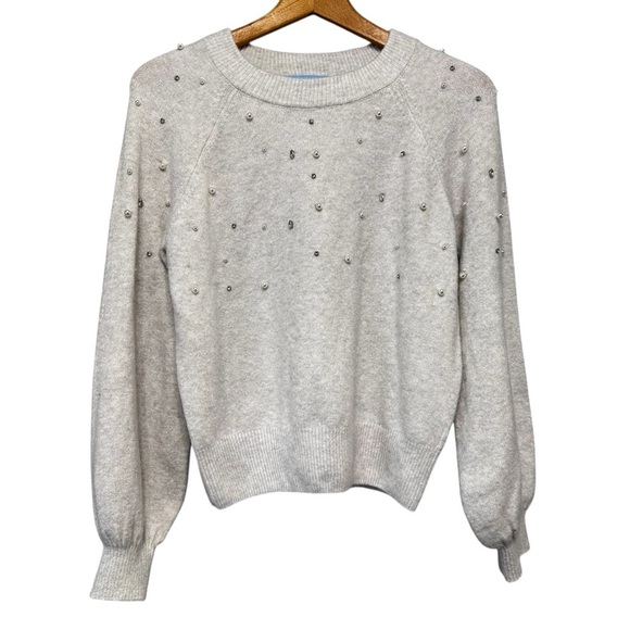 Draper James Sweaters - Draper James RSVP Long Sleeve Embellished Sweater Size Small Glitzy Glam Casual
